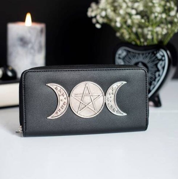 Triple Moon Zipper Wallet