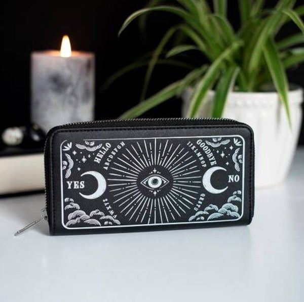 Black Spellbound Zipperd Wallet