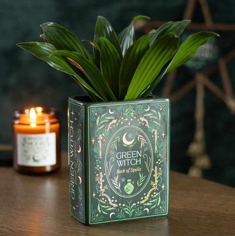 Green Witch Book Vaas