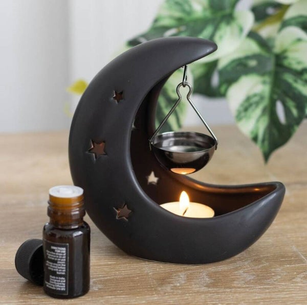Black Cresent Moon Waxwarmer