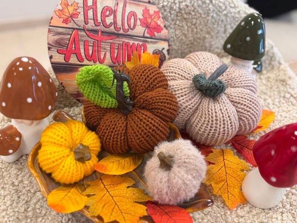 Workshop "Breien op de breimolen pompoen & gnome maken" - Donderdag 15/10/2026 - 19u tot 21u30