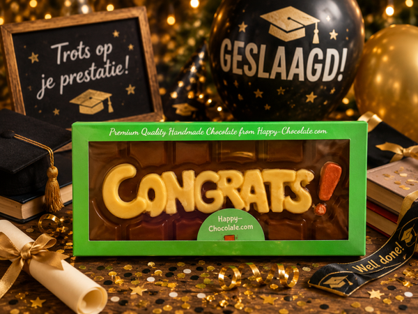 Wensreepje "Congrats"  (Gefeliciteerd)