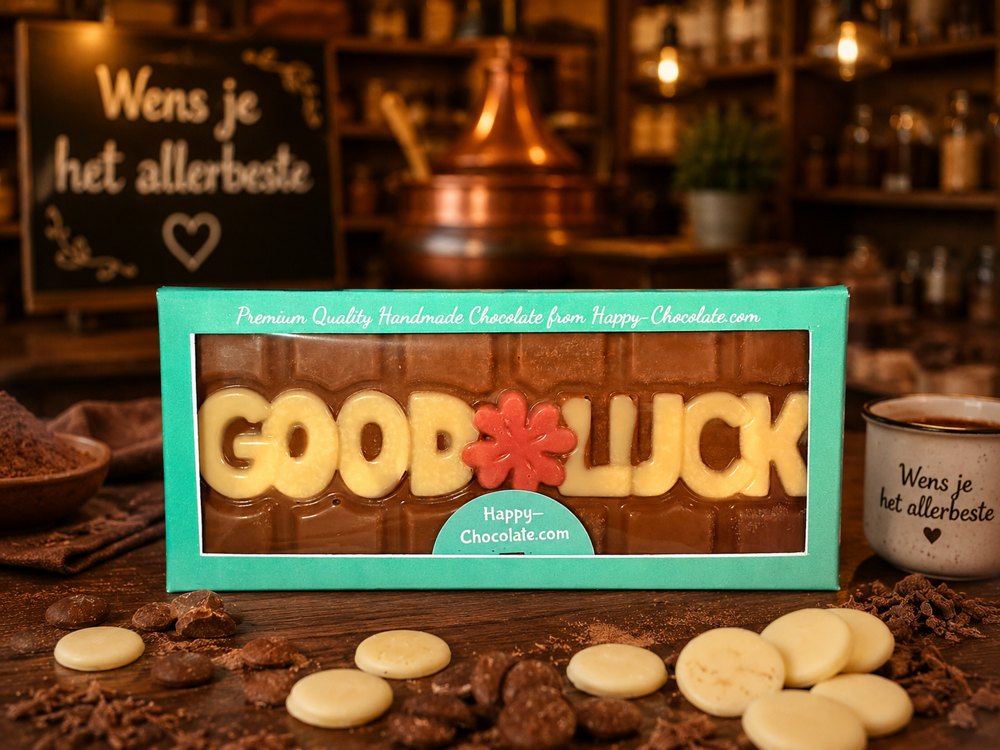 Wensreepje "Good Luck"