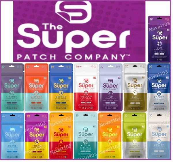 alle 15 Sorten Super Patch in einem Pack