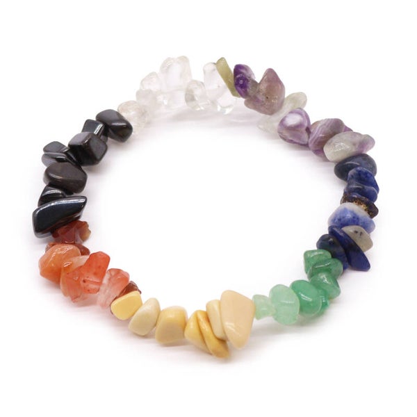 Splitterstein-Armband - Chakra-Steine