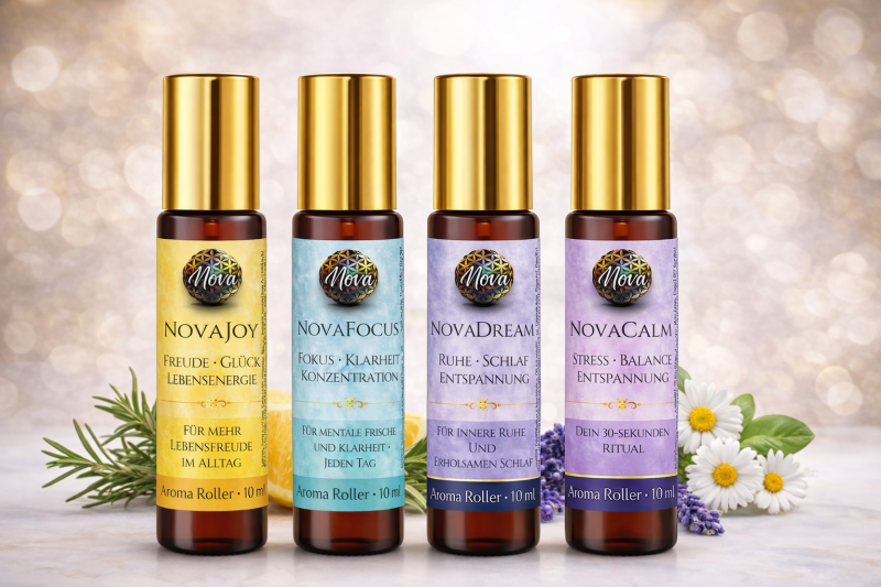 Nova Aroma Roller Ruhe Balance Klarheit Schlaf und gute Laune