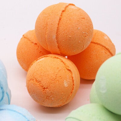 ✨ Goldener Morgen: Deine Aroma-Badebombe „Sonnengruß“ (Mandarine & Zitronengras) im 3er Set
