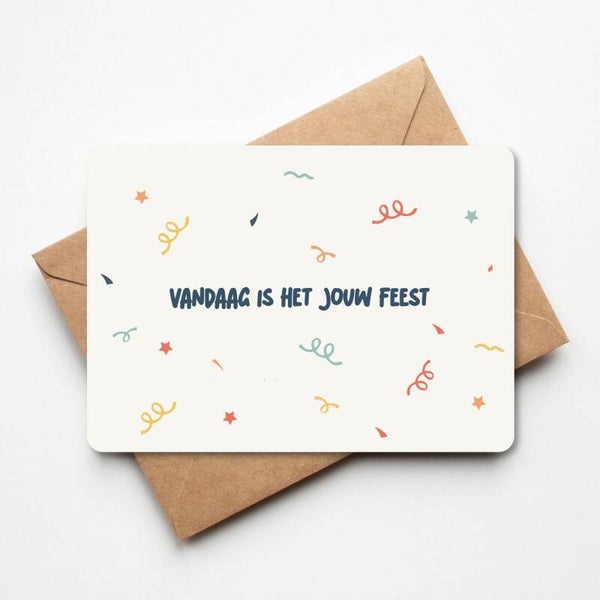 Wenskaart - JOUW FEEST