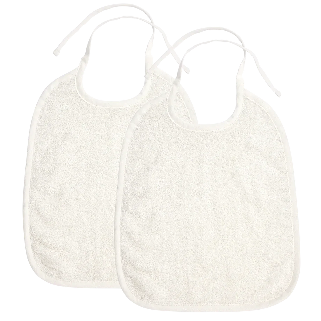 Slabbetje - BADSTOF/STRIKSLUITING - Offwhite