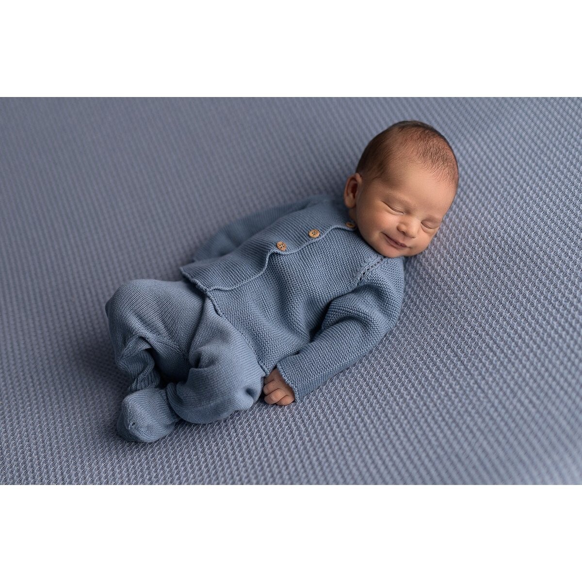 Newbornset - VEST EN BROEK - BLAUW