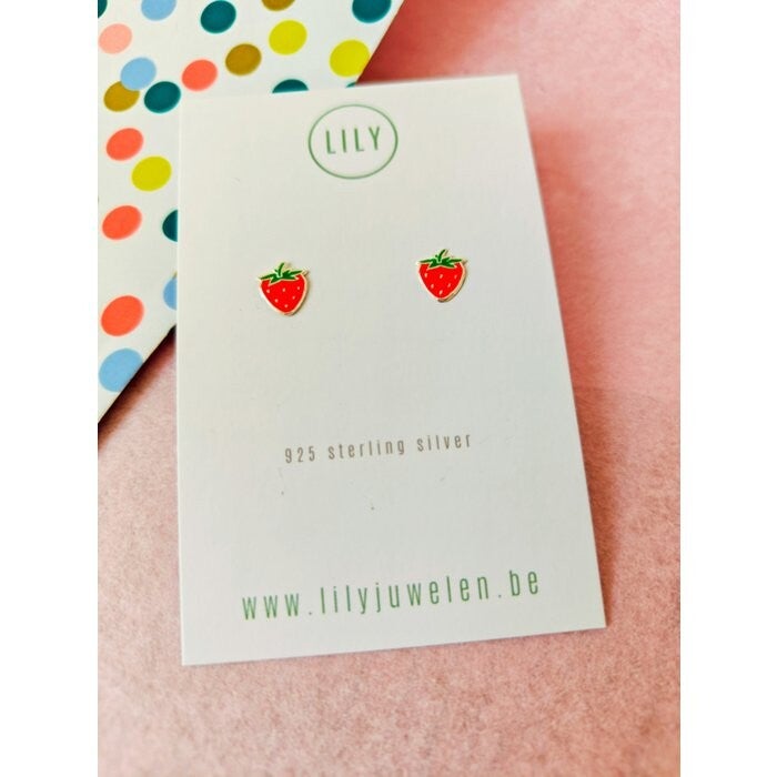 Oorbellen KIND - AARDBEI