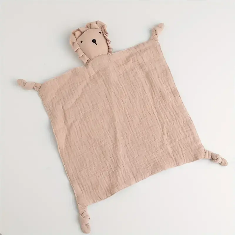 Knuffeldoekjes - leeuw - ROZE