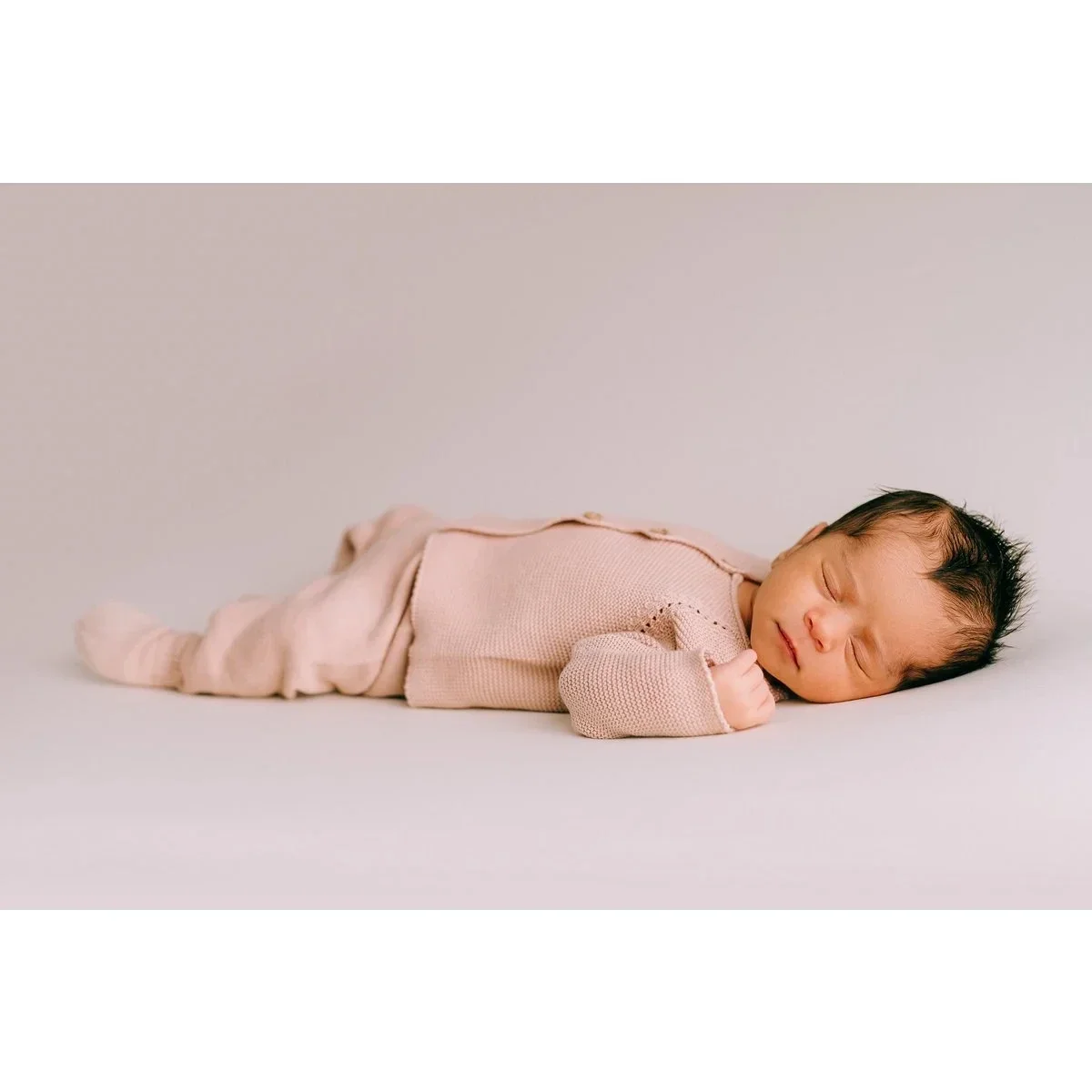 Newbornset - VEST EN BROEK - ROZE