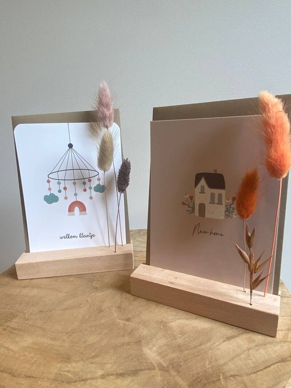 Houder voor wenskaart/foto