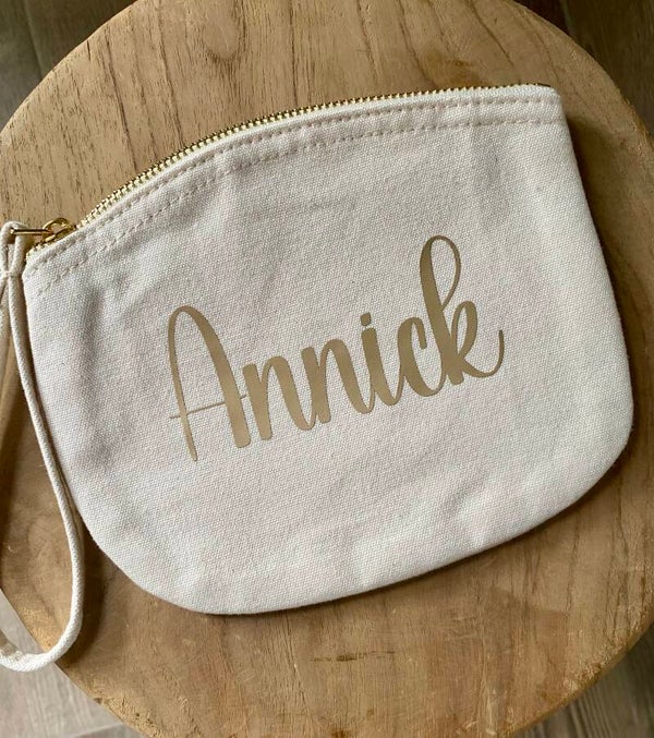 Gepersonaliseerd toiletzakje