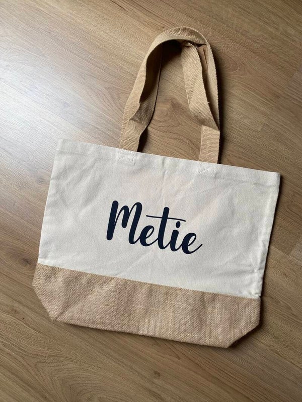 Strandtas naturel