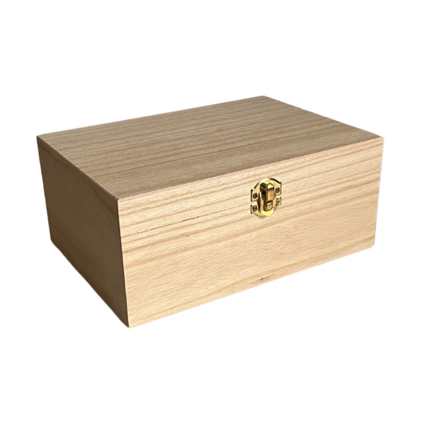 Houten kistje met gravure naar keuze