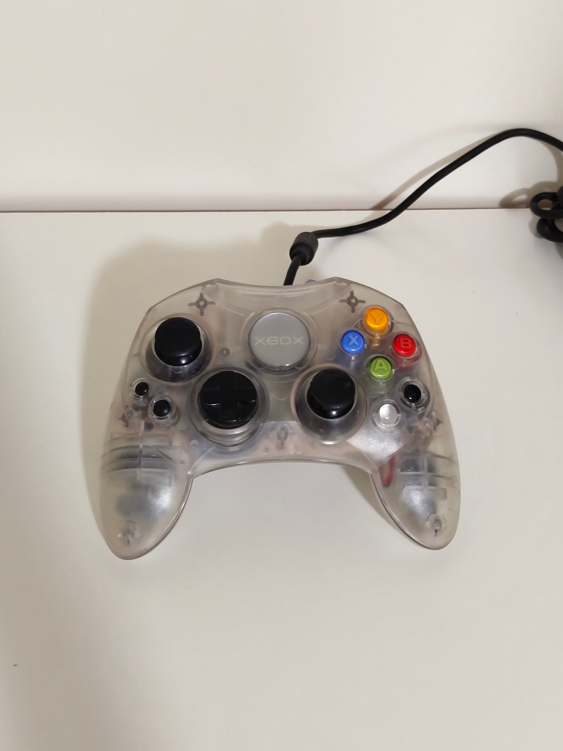 XBOX Handkontroll - Controller S Original Crystal
