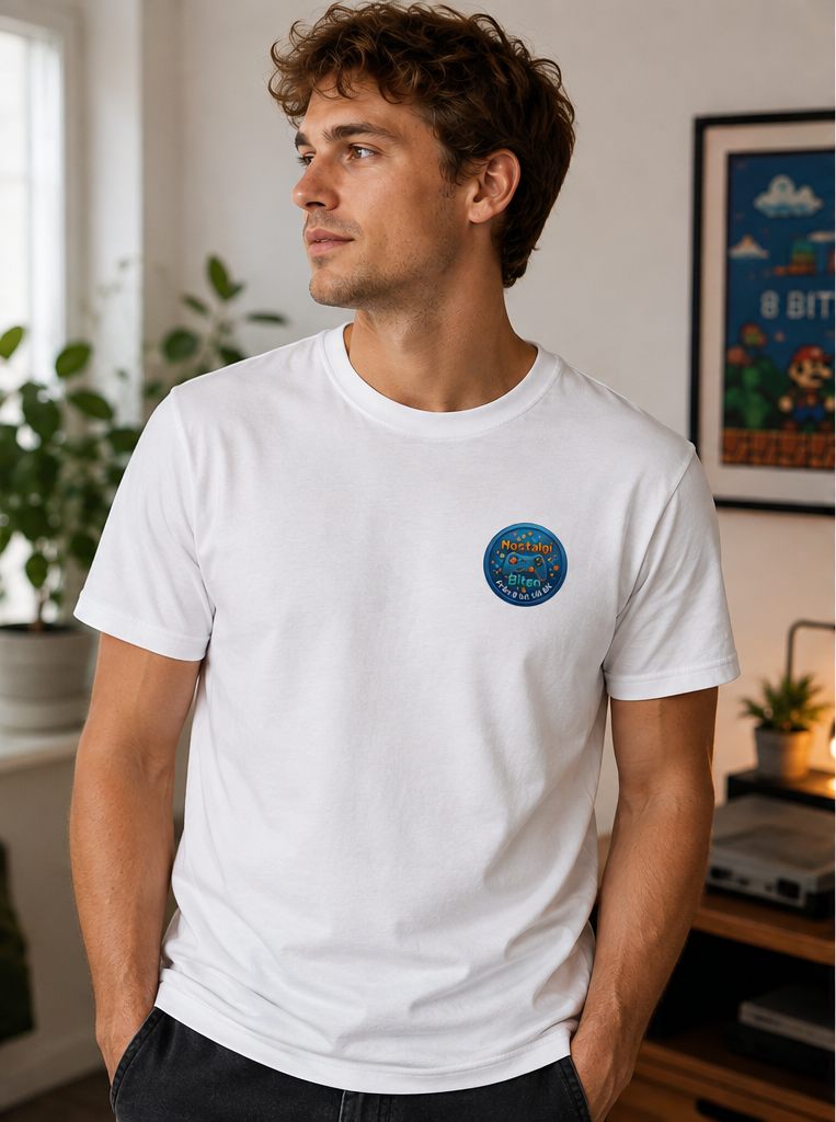 NostalgiBiten Official Merch – T-Shirt (Vit)