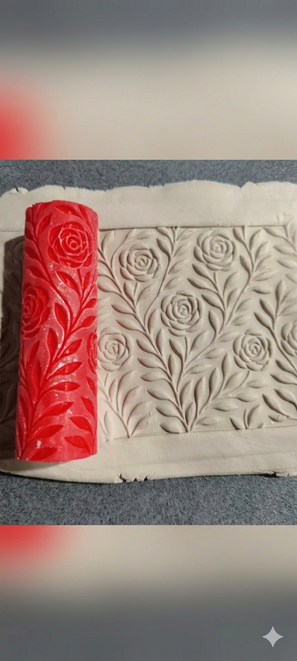 Rouleau texture rose