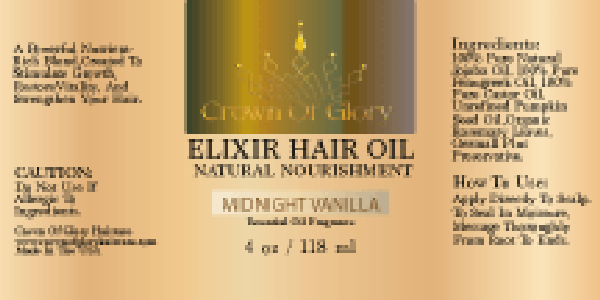 Midnight Vanilla Elixir Hair Oil