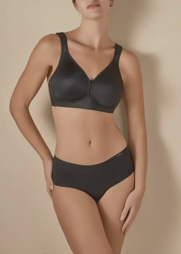 Selene Eloisa BH zonder beugels maat 80C zwart