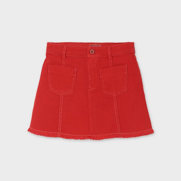 Mayoral rode denim rok maat 152