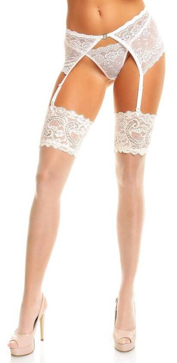 Glamory jarretel kousen dream maat 48/50 (XL) champagne