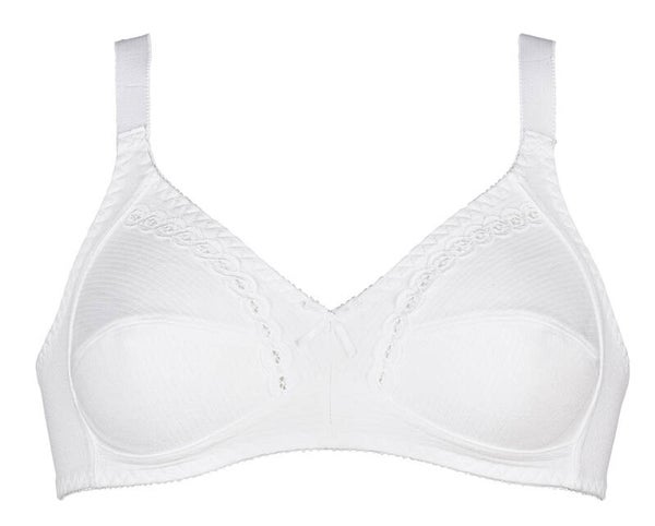 Naturana 100% katoenen soft BH maat 80F wit