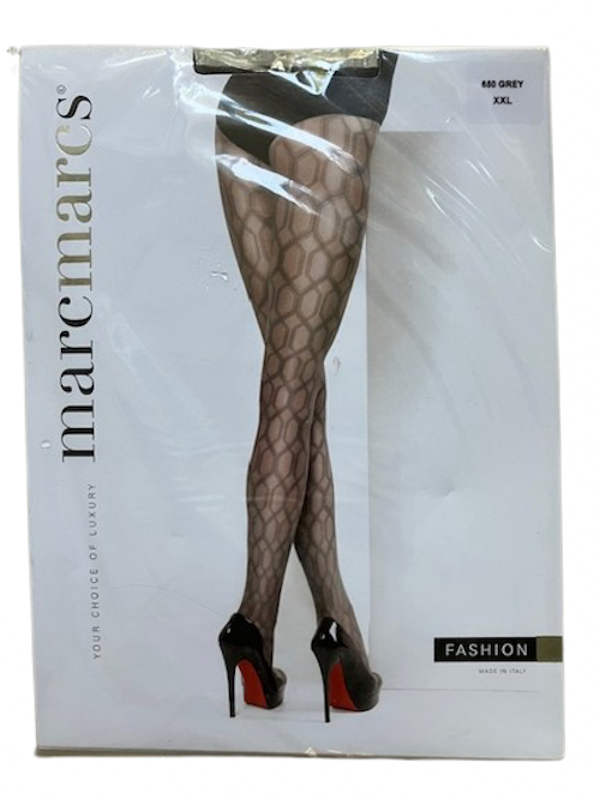 Marcmarcs fantasie panty honey maat XXL grey