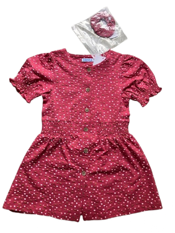 Mayoral jurk maat 110 cerise
