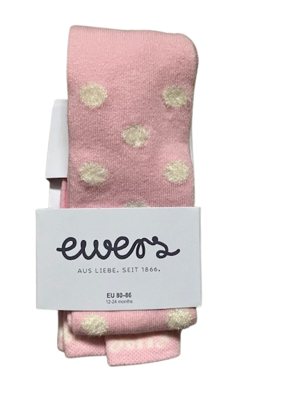 Ewers stippen maillot maat 80/86 licht roze