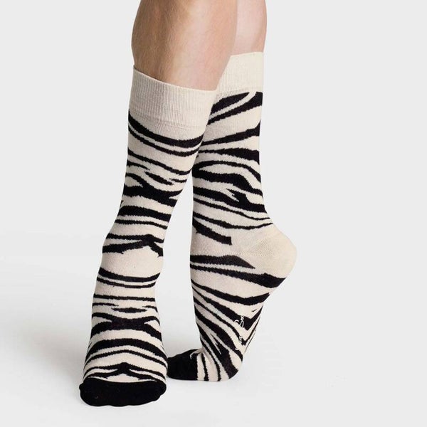 Happy Socks maat 36/40 zebra print