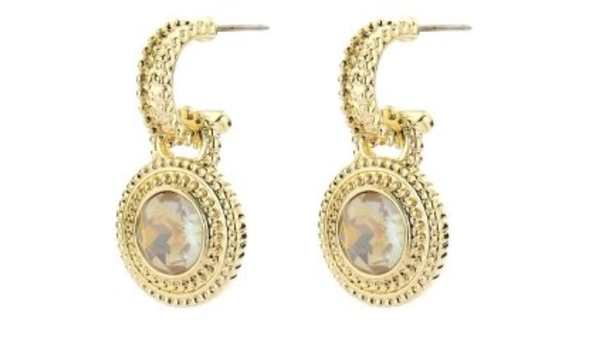 Biba oorhangers beige