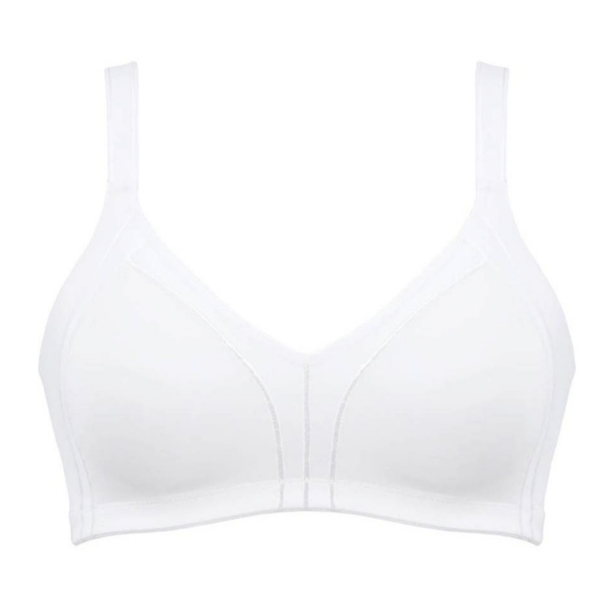 Naturana naadloze soft BH zonder beugels maat 95D wit