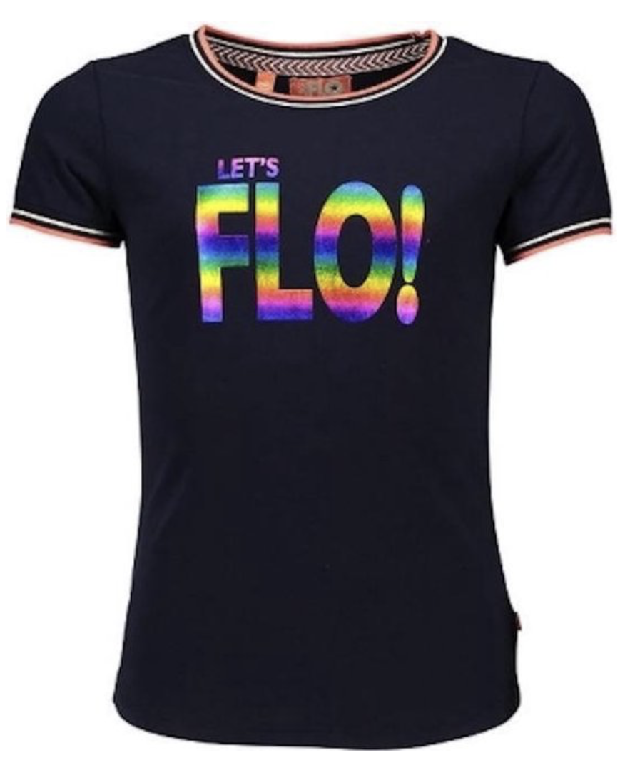 Like Flo t-shirt maat 92 navy