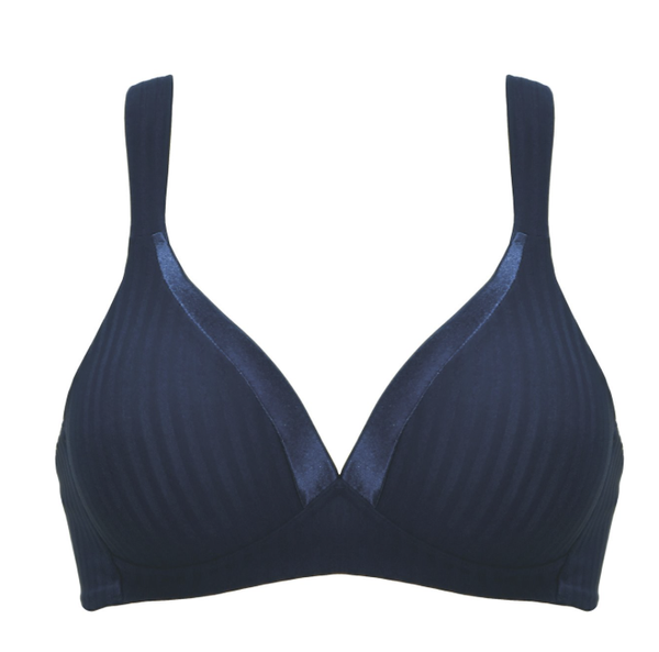 Naturana padded BH zonder beugels maat 95C navy