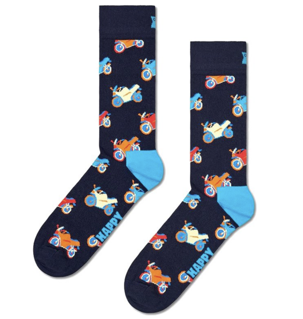 Happy Socks maat 41/46 motorbike