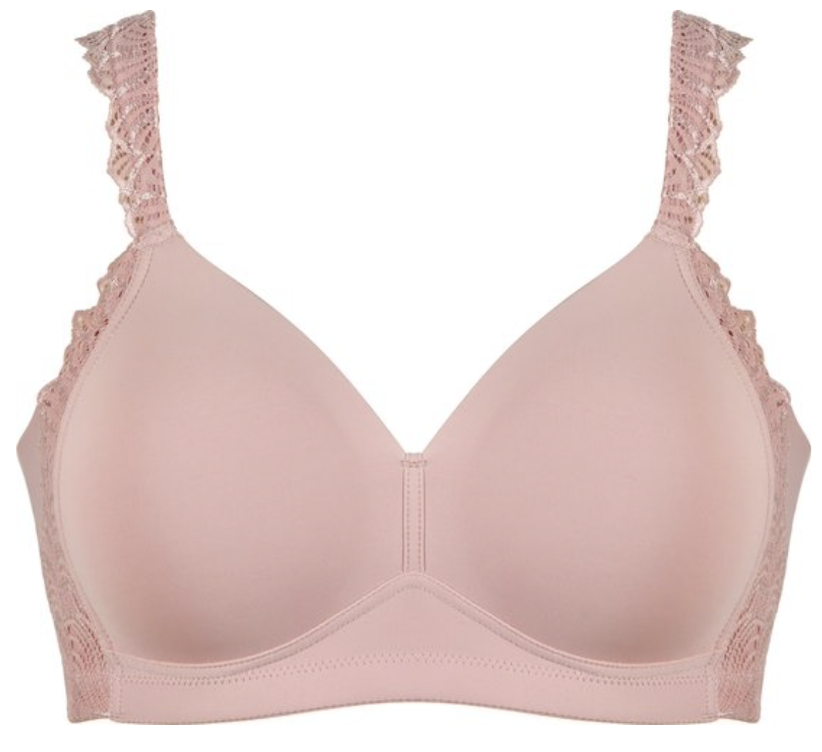 Naturana t-shirt BH sidesmoother maat 100B pink rose