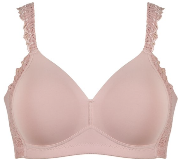 Naturana t-shirt BH sidesmoother maat 100B pink rose