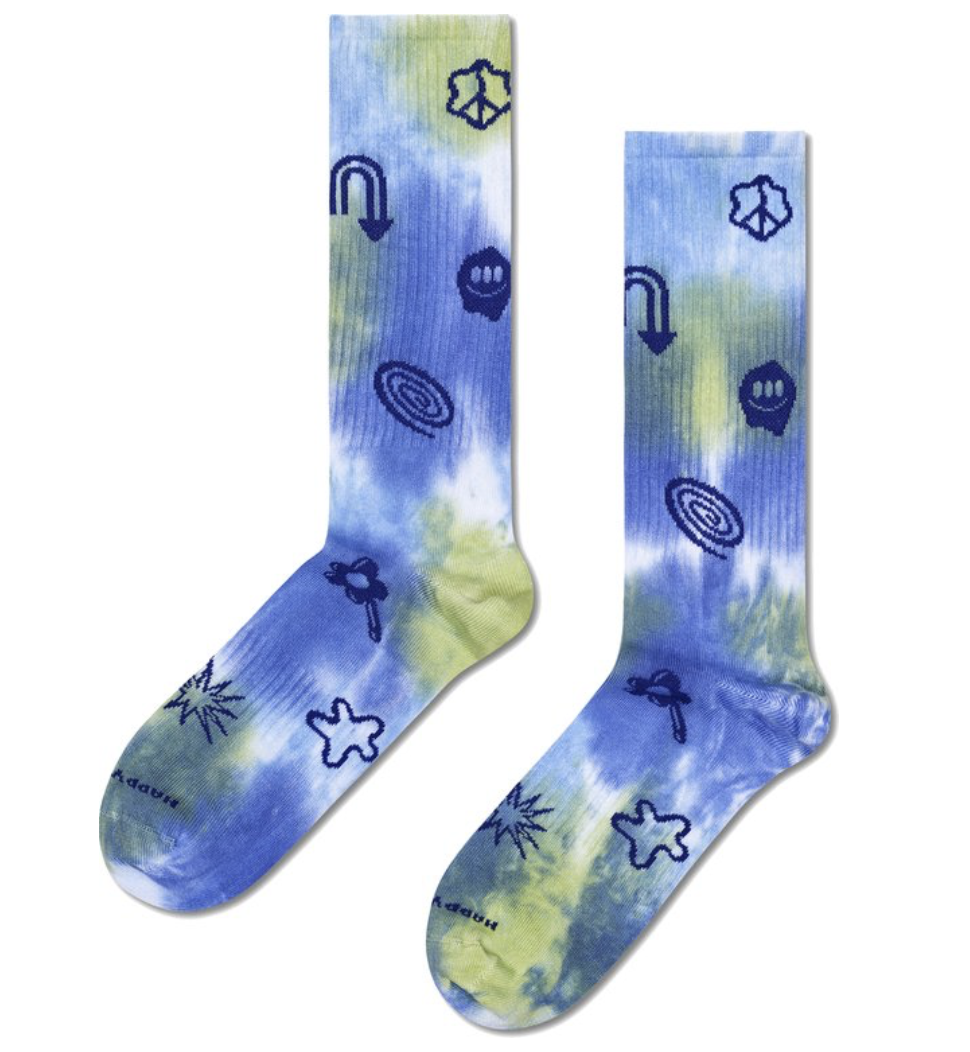 Happy Socks maat 41/46 Tie Die