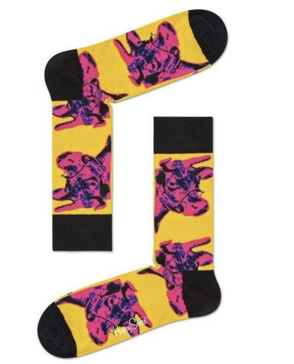 Happy Socks maat 41/46 Andy Warhol cow socks