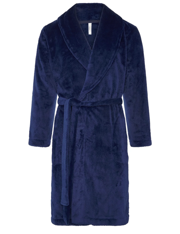 Lohe heren kamerjas maat M donker blauw