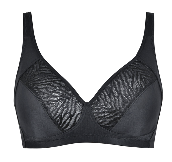 Naturana comfort BH zonder beugels maat 80B zwart