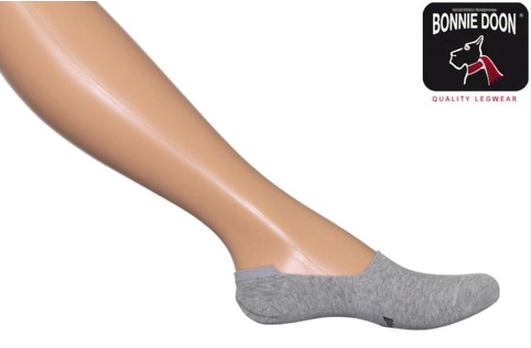 Bonnie Doon sneaker footies maat 39/42 licht grijs