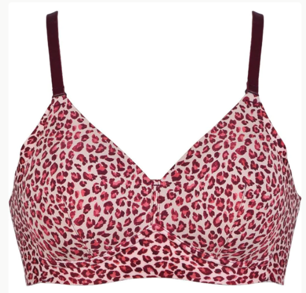 Naturana t-shirt  sidesmoother BH zonder beugels 95C Leo pink