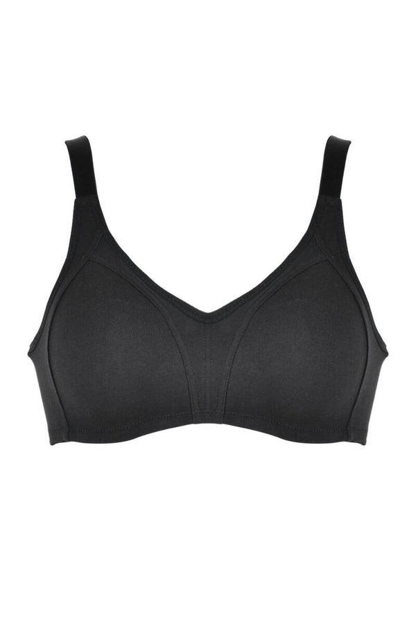 Naturana naadloze soft BH zonder beugels maat 95D zwart