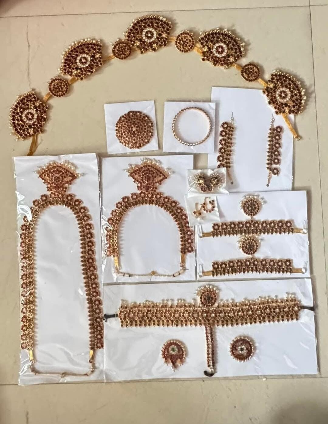 Full Jewellery Set for Stage Performances