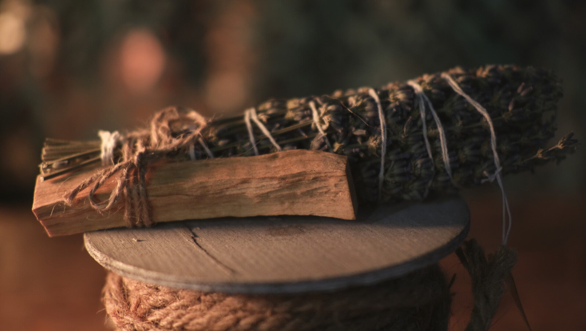 Zestaw - Palo santo i lawenda suszona