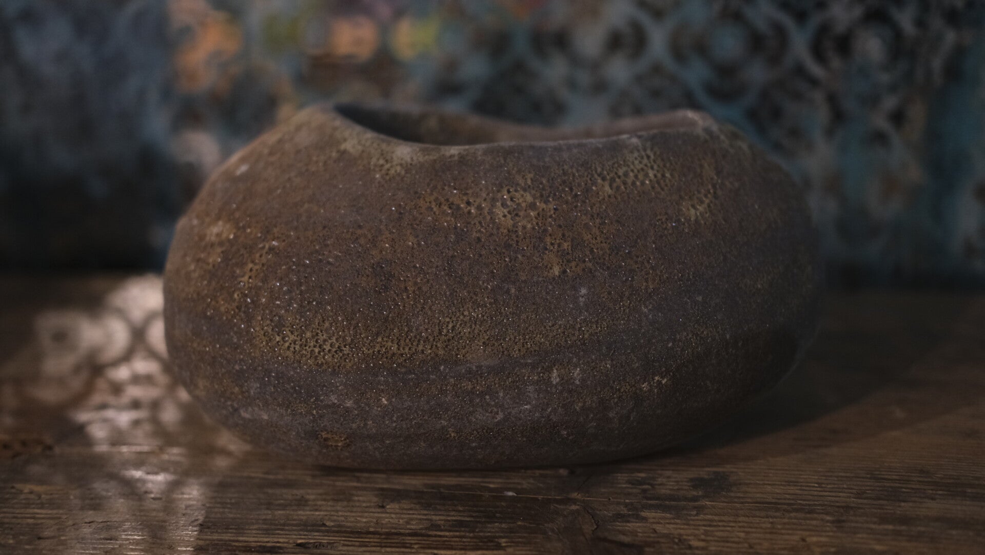 Garden old Donica niska black Belldeco